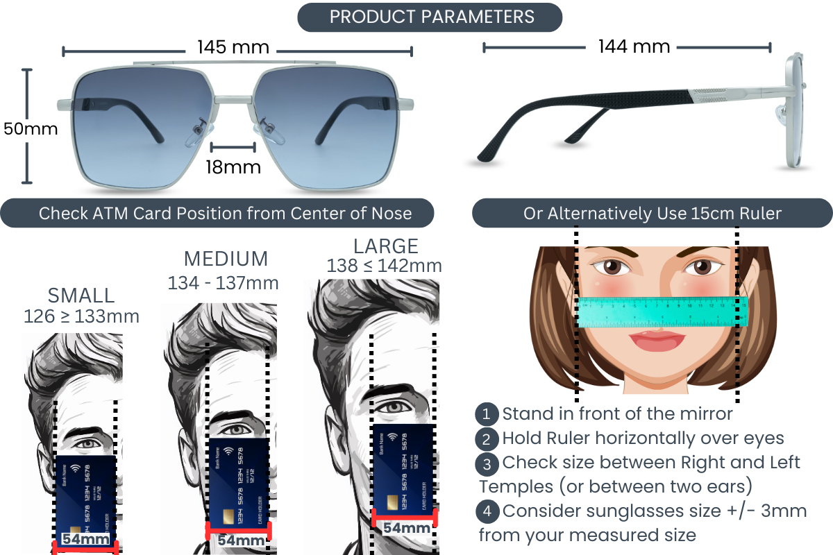 EyeInsist Steel Square Blue