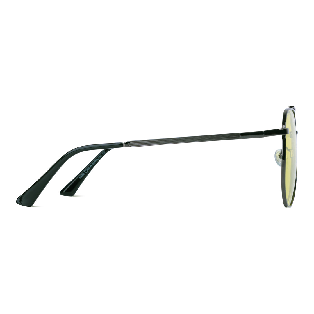 EyeInsist Pilot Beam Polarized Photochromic Glass Sunglasses Temple View