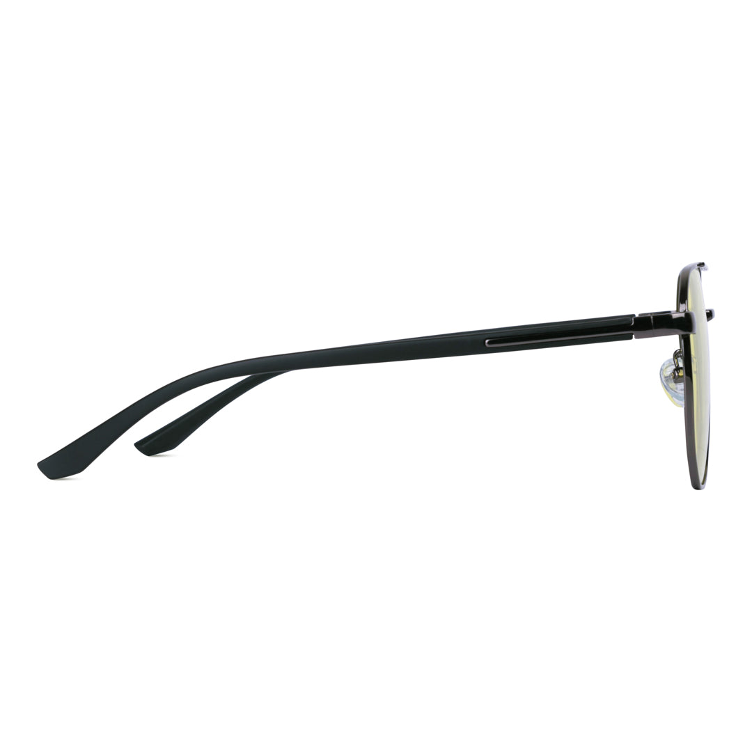 EyeInsist EON Day and Night Auto-Darkening Sunglasses temple or side view
