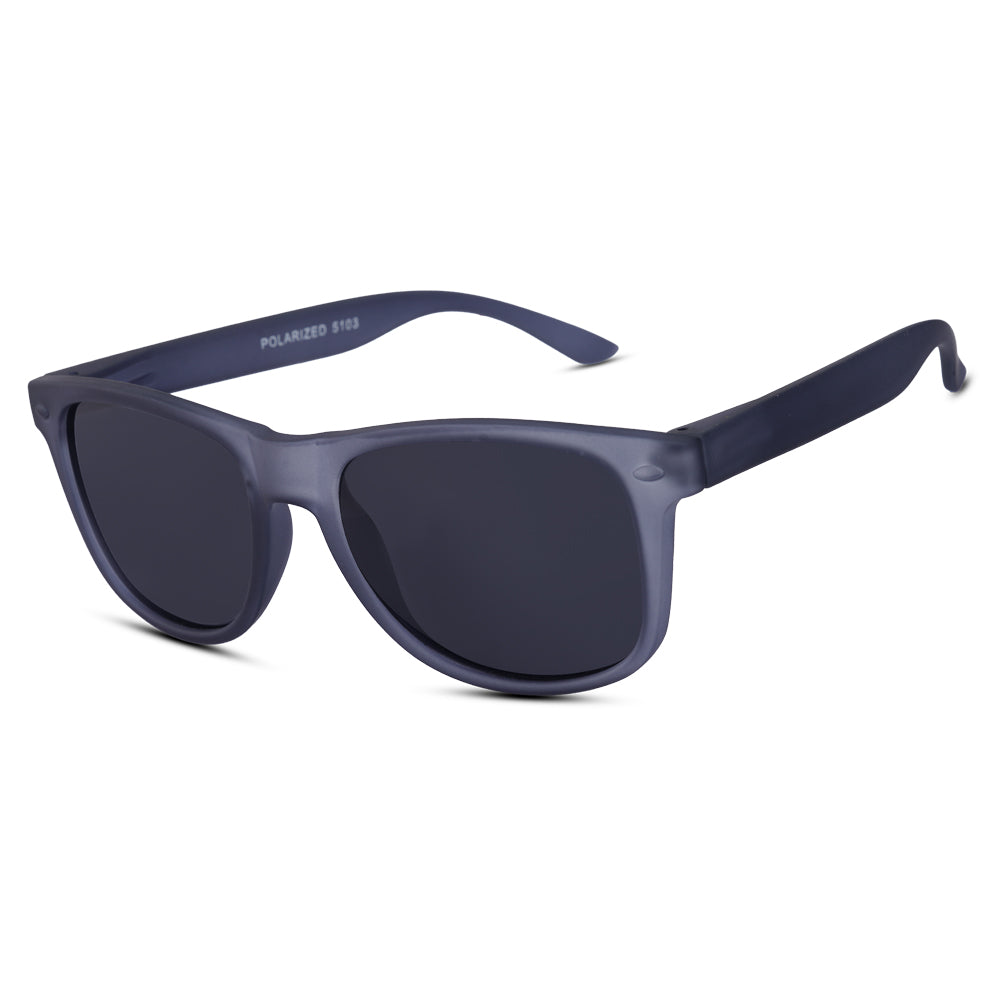 EyeInsist Kreed Polarized Wayfarer Matt Grey