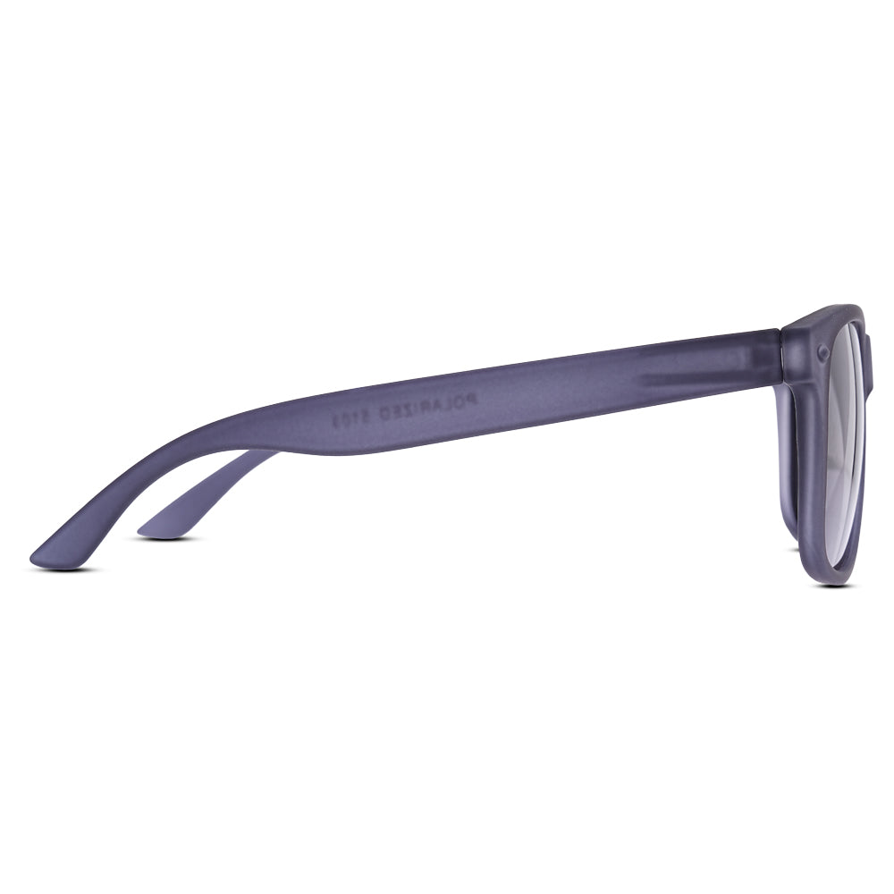 EyeInsist Kreed Polarized Wayfarer Matt Grey