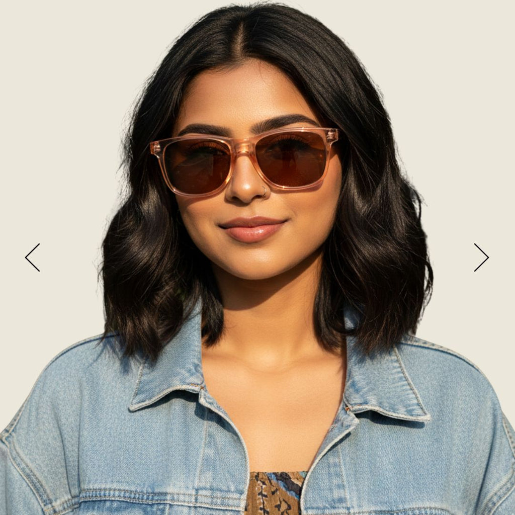 EyeInsist Kreed Polarized Wayfarer Light Brown