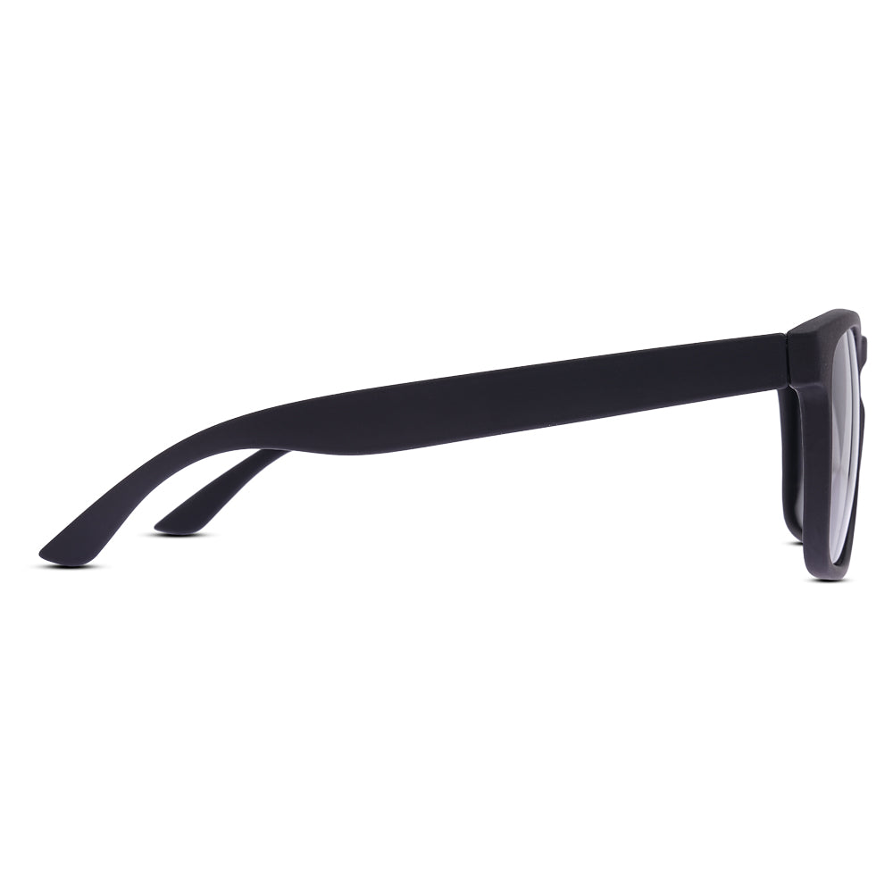 EyeInsist Jaxen Square Matt Black - First Free Sunglass