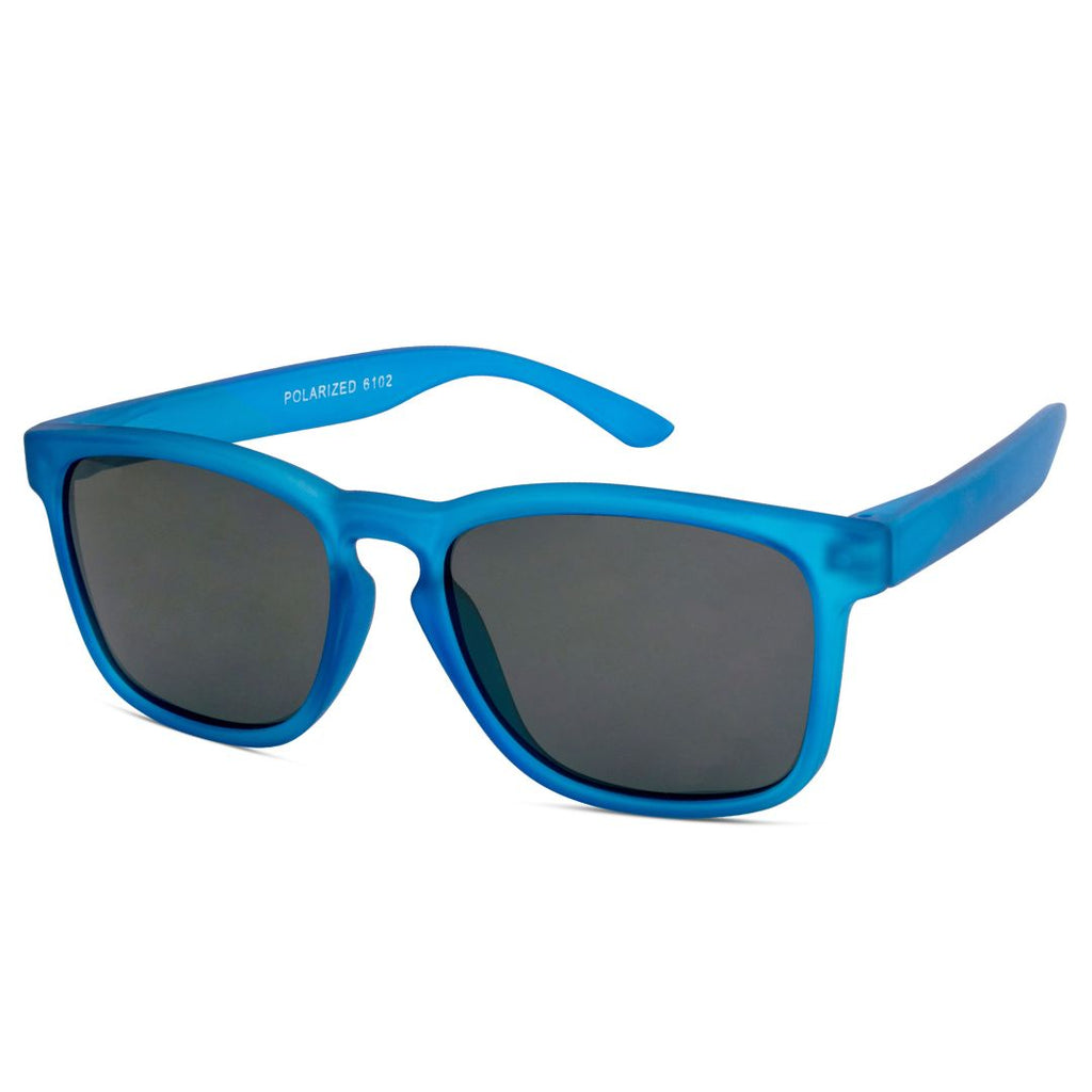 EyeInsist Jaxen Polarized Trapezoid Velvet Blue