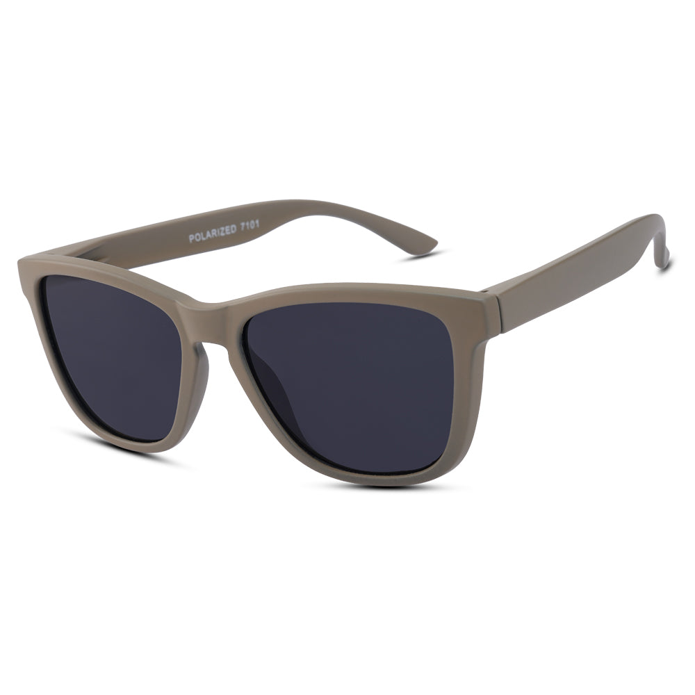 EyeInsist Crux Trapezoid Velvet Tan - First Free Sunglass