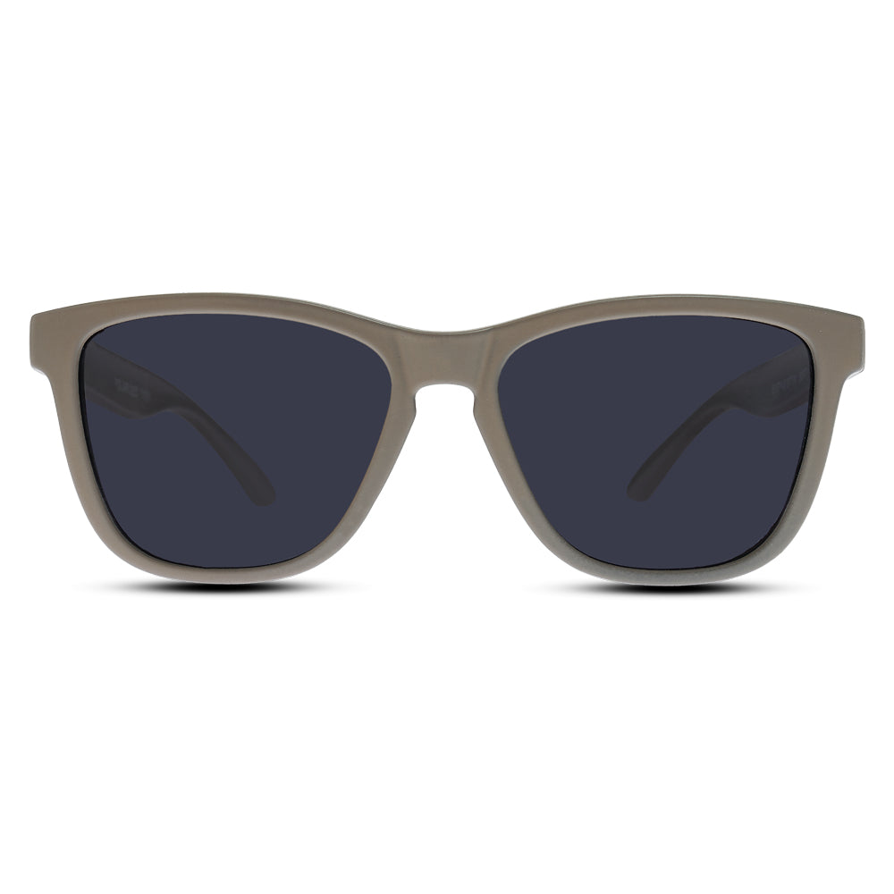 EyeInsist Crux Trapezoid Velvet Tan - First Free Sunglass
