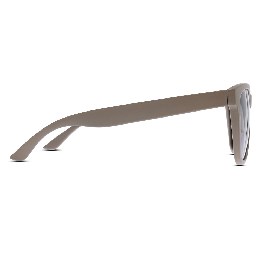 EyeInsist Crux Trapezoid Velvet Tan - First Free Sunglass