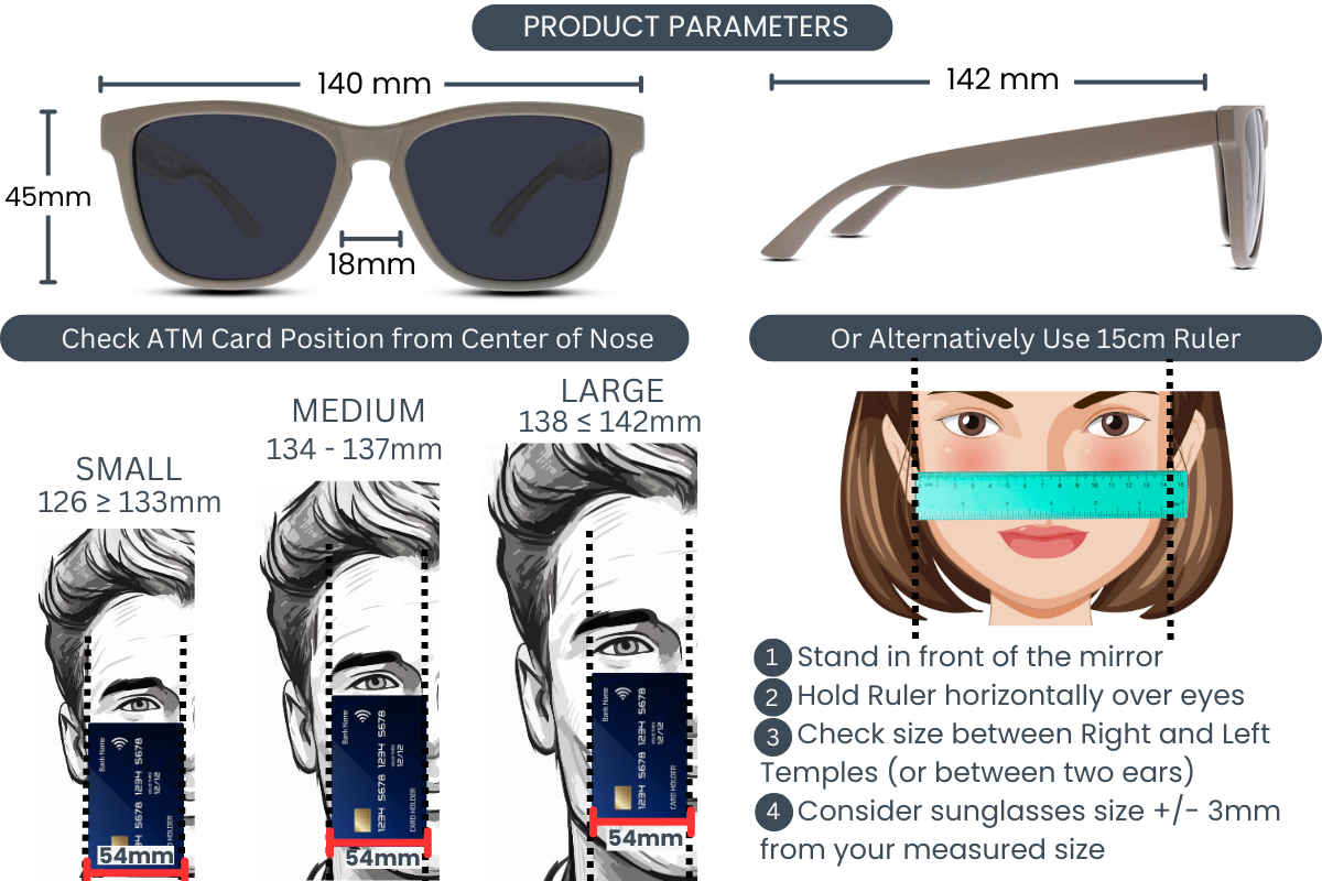 EyeInsist Crux Trapezoid Velvet Tan - First Free Sunglass