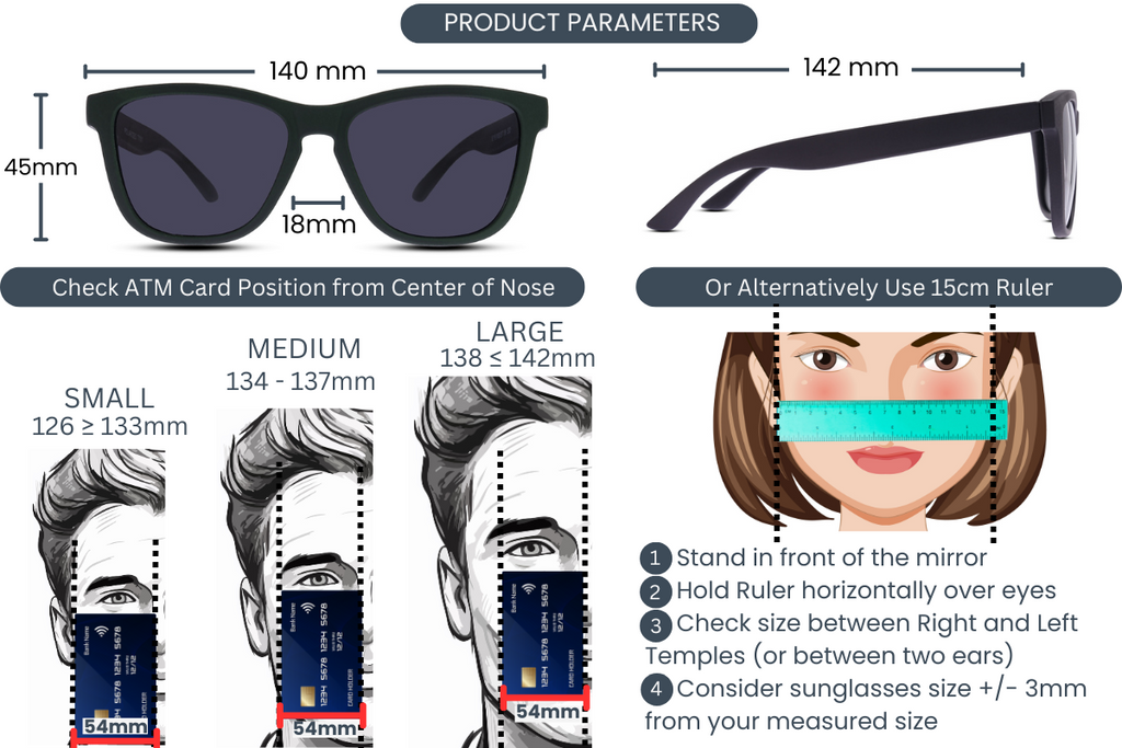 EyeInsist Crux Trapezoid Matt Green - First Free Sunglass