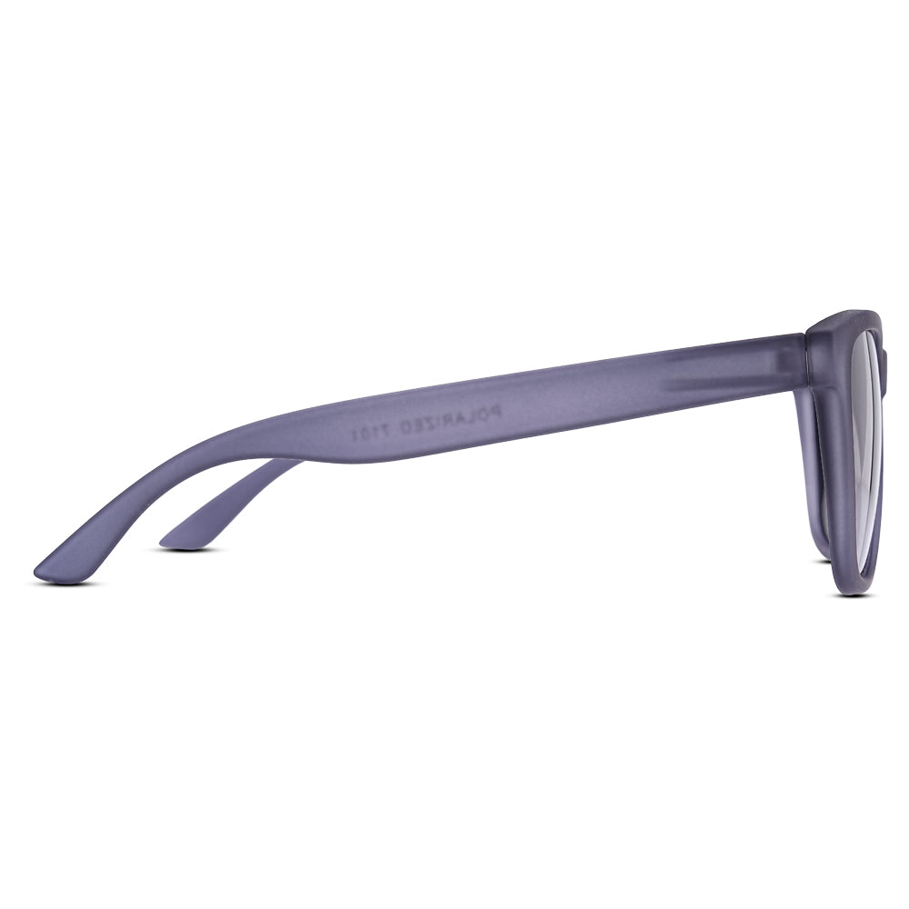 EyeInsist Crux Polarized Trapezoid Velvet Grey