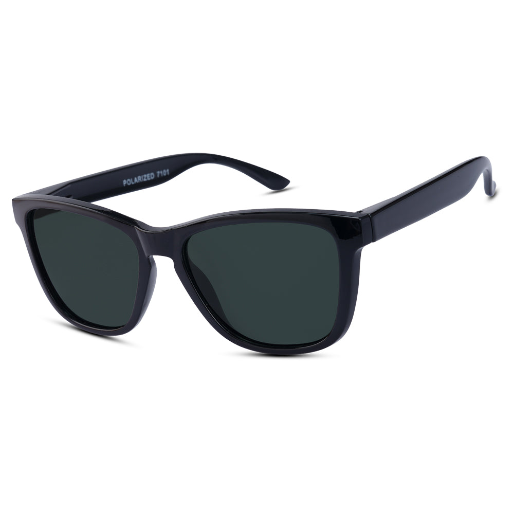 EyeInsist Crux Polarized Trapezoid Shine Black