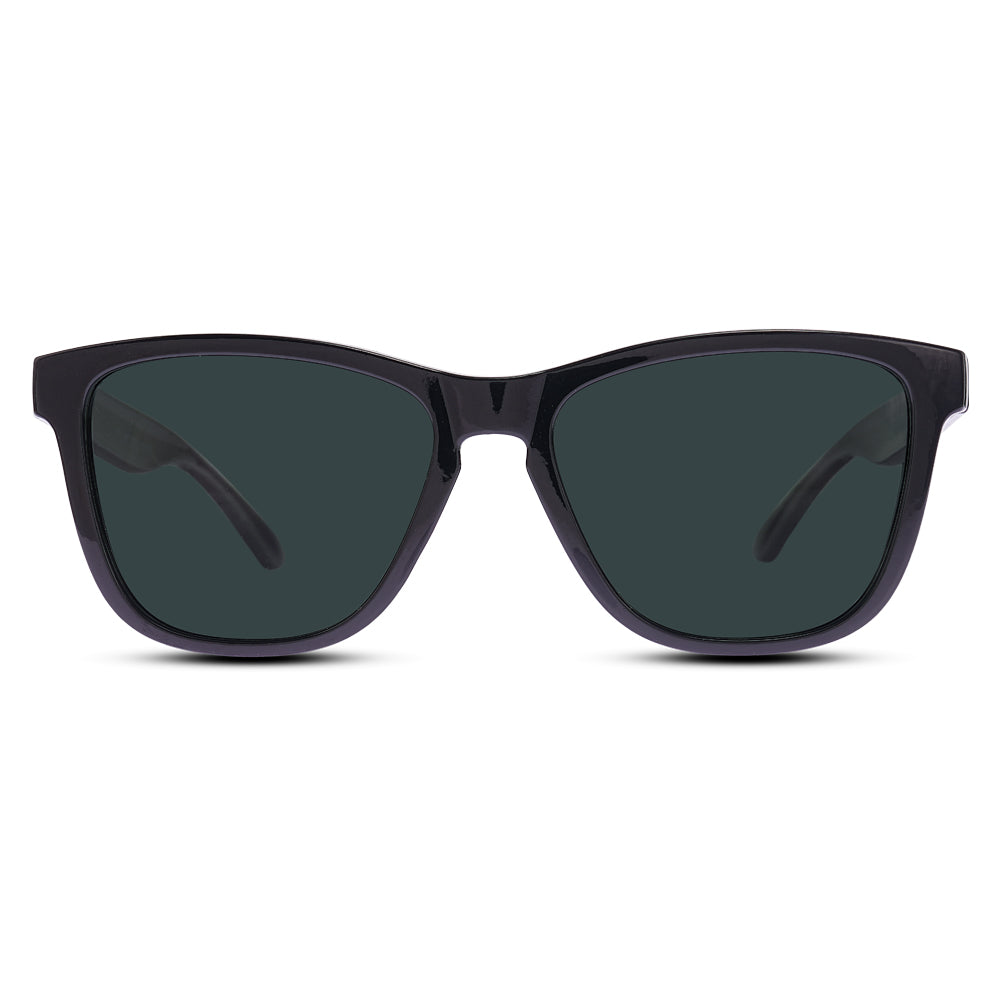 EyeInsist Crux Polarized Trapezoid Shine Black