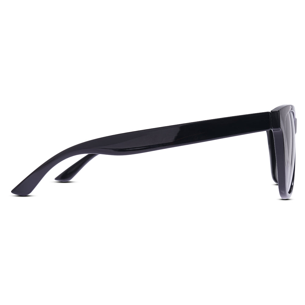 EyeInsist Crux Polarized Trapezoid Shine Black
