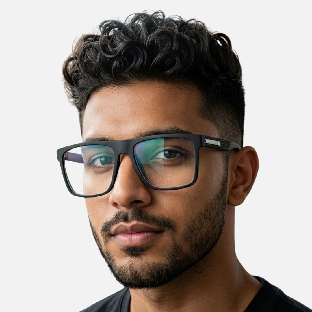 EyeInsist Dominator 3 in 1 Square Matt Black