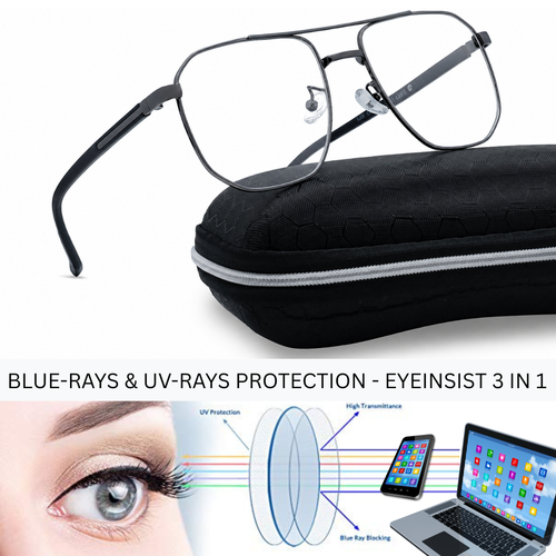 EyeInsist Altitude Arc  3 in 1 Modern Aviator Grey