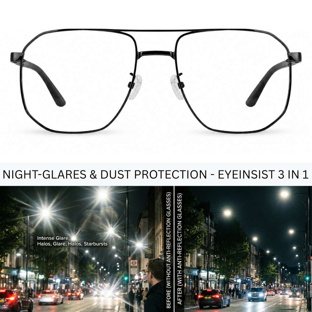 EyeInsist Altitude Arc  3 in 1 Modern Aviator Grey