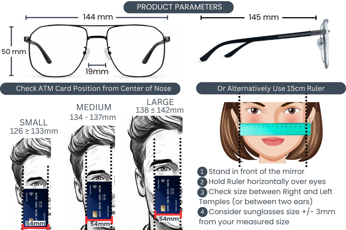 EyeInsist Altitude Arc  3 in 1 Modern Aviator Grey