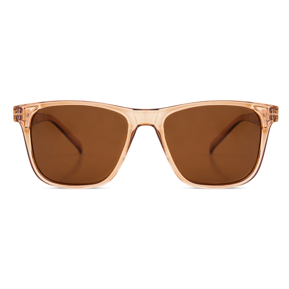 EyeInsist Dictate Polarized Square Light Brown