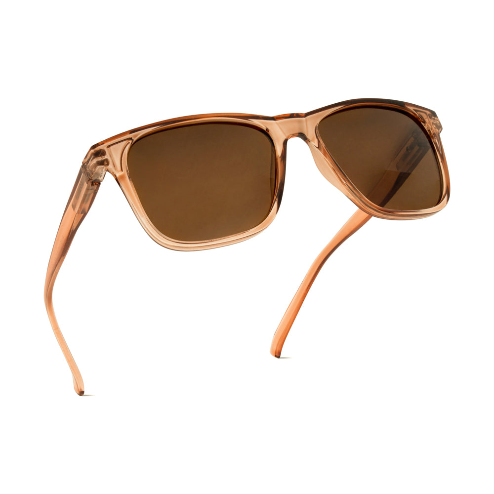 EyeInsist Dictate Polarized Square Light Brown