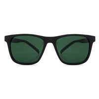 Matt Black-Green Lens