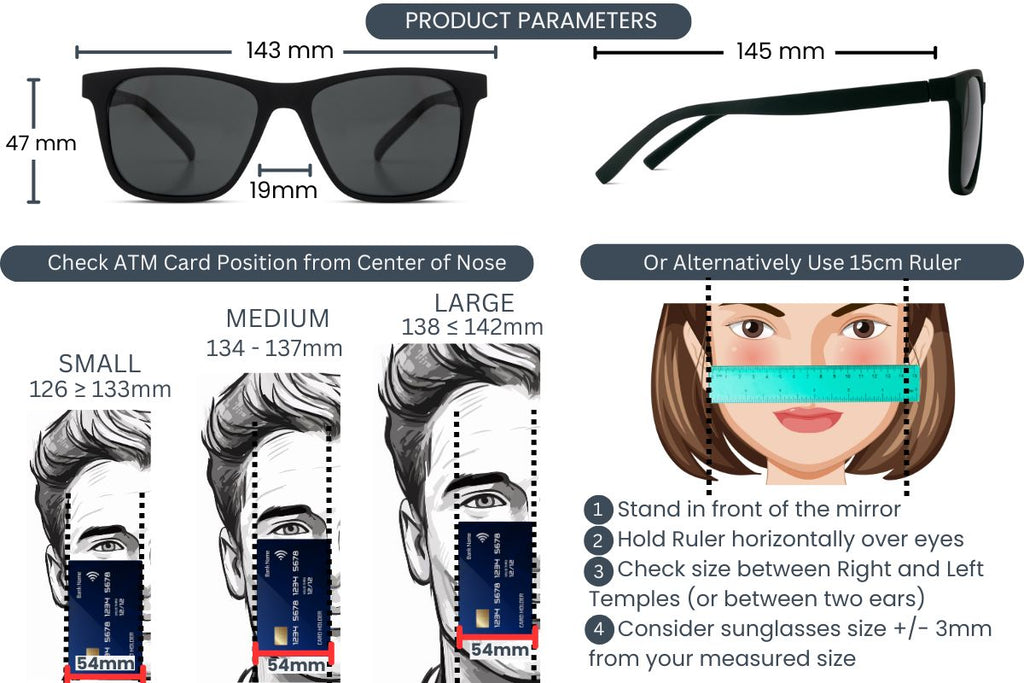 EyeInsist Dictate Polarized Square Matt Black