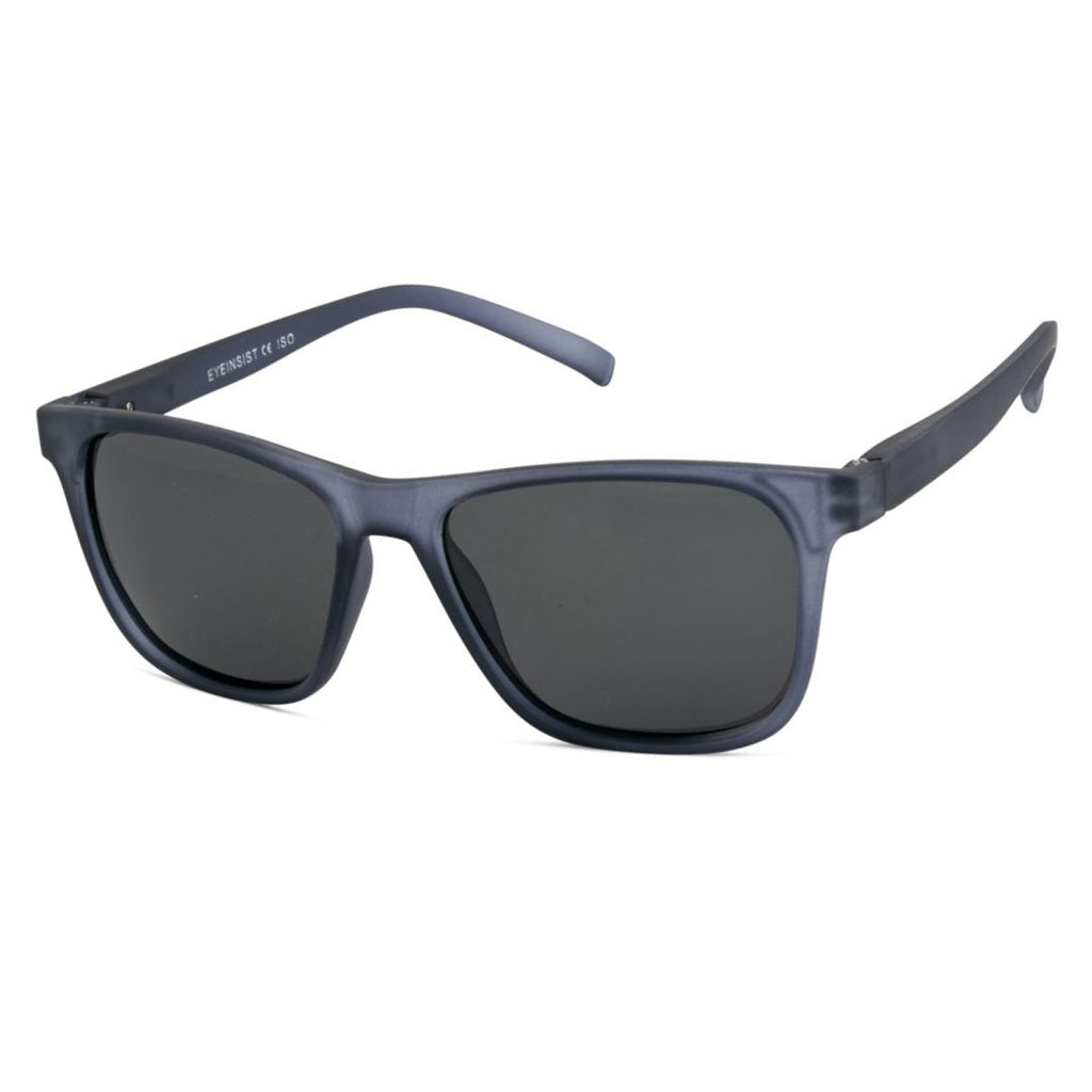 EyeInsist Dictate Square Matt Grey - First Free Sunglass