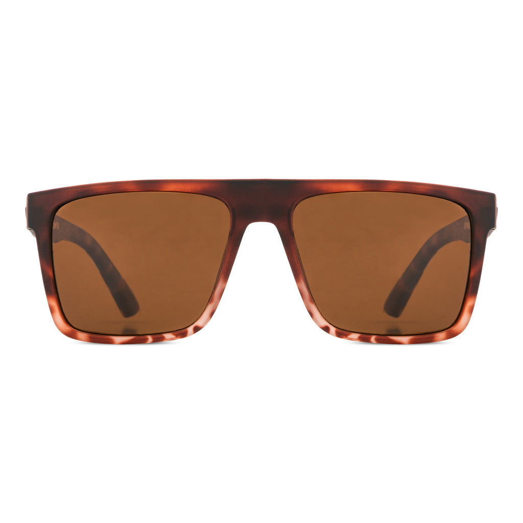 EyeInsist Dominator Polarized Square Brown Leopard