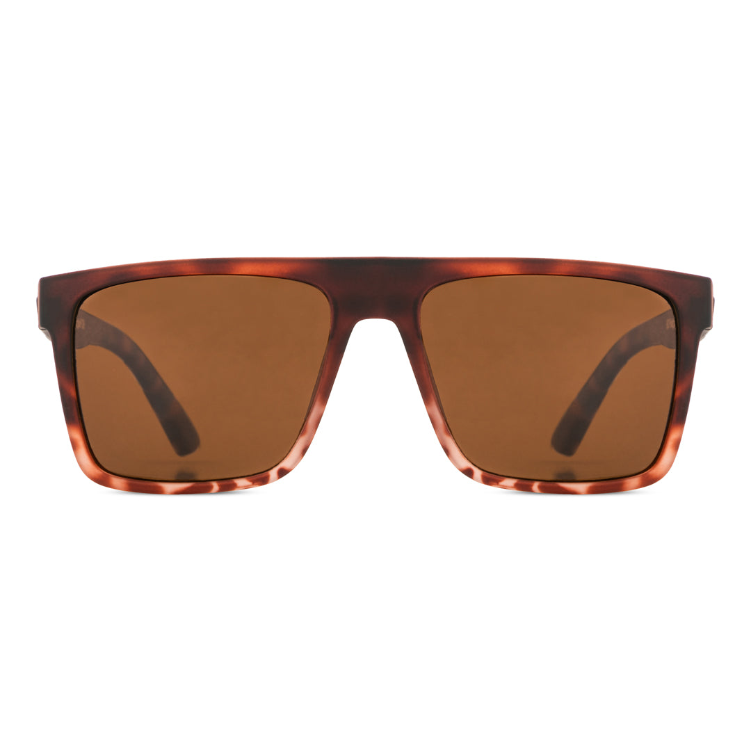 EyeInsist Dominator Polarized Square Brown Leopard