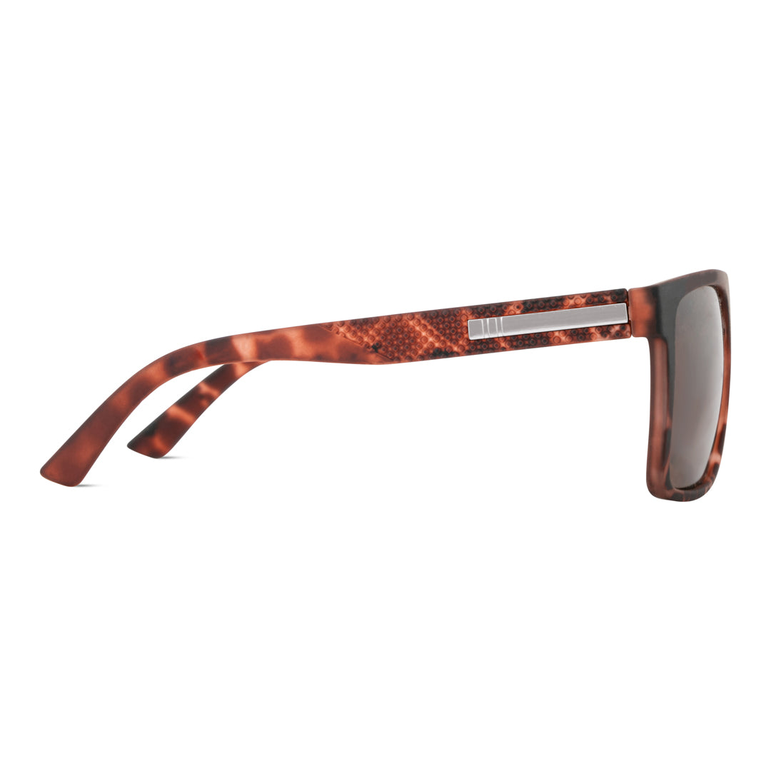 EyeInsist Dominator Polarized Square Brown Leopard