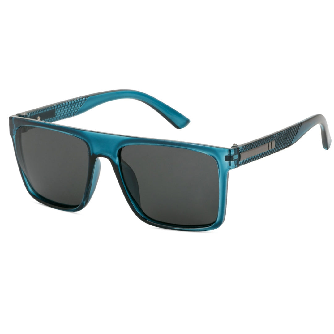 EyeInsist Dominator Polarized Square Teal Blue