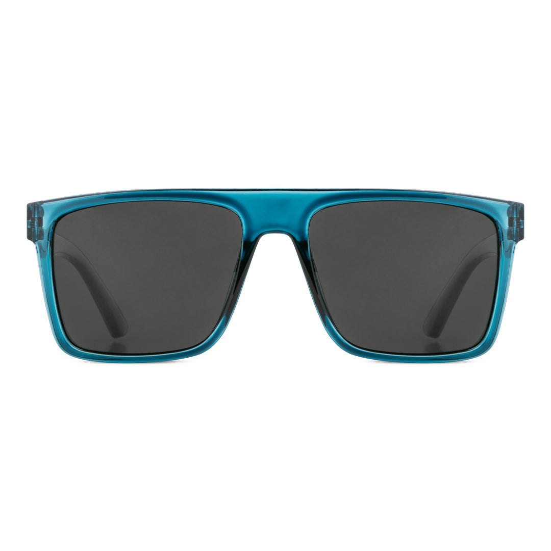 EyeInsist Dominator Polarized Square Teal Blue