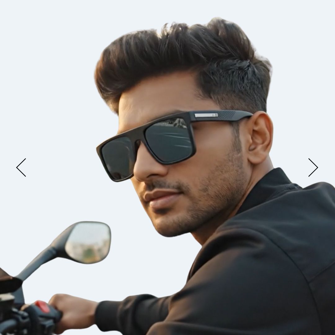 EyeInsist Dominator Polarized Square Matt Black