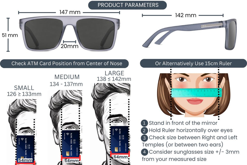 EyeInsist Dominator Polarized Square Velvet Grey