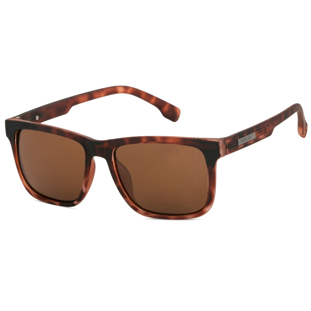 EyeInsist Legacy Polarized Square Brown Leopard