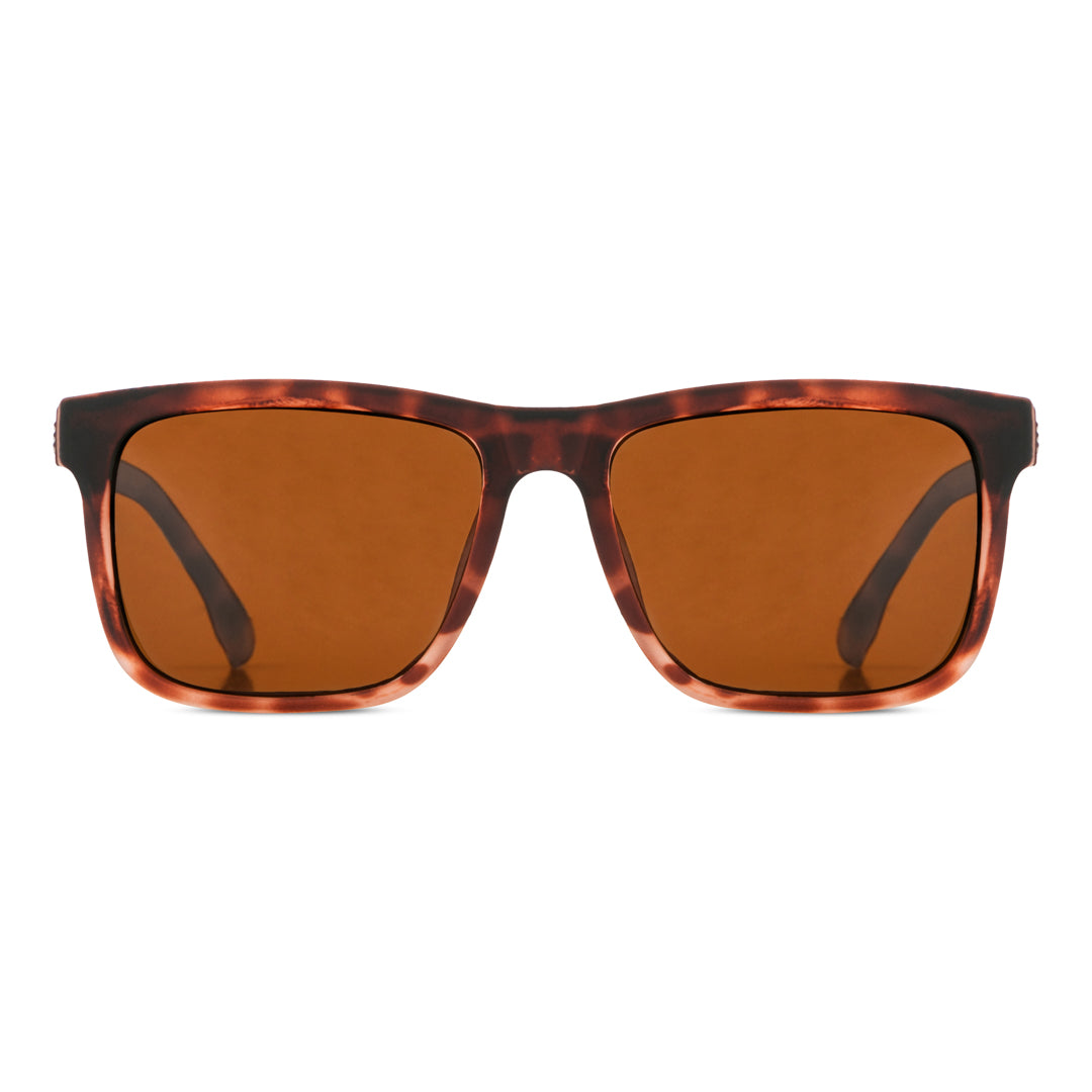 EyeInsist Legacy Polarized Square Brown Leopard