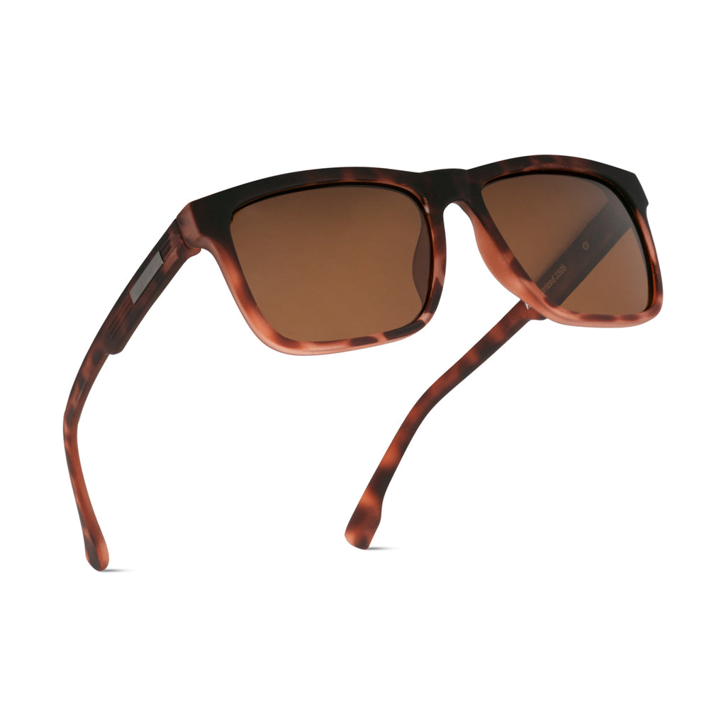 EyeInsist Legacy Polarized Square Brown Leopard