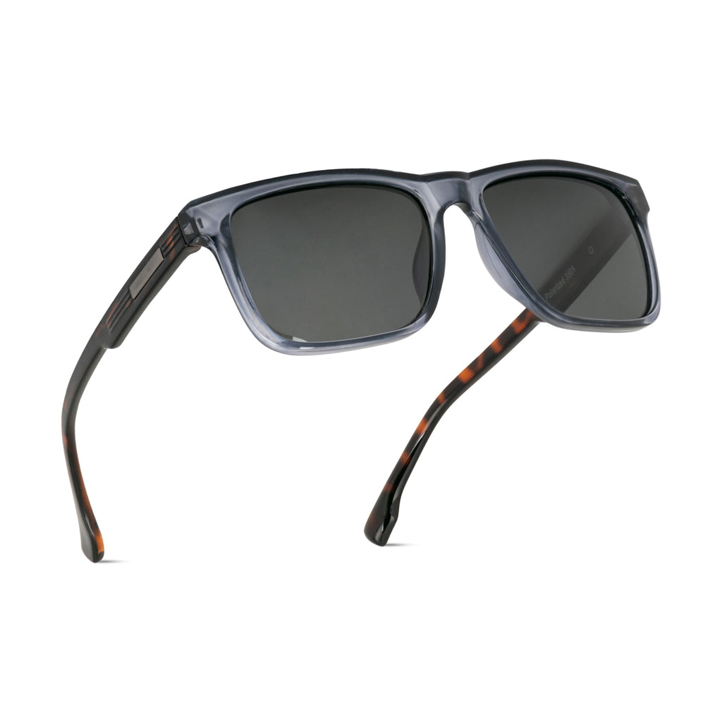 EyeInsist Legacy Square Grey Leopard - First Free Sunglass