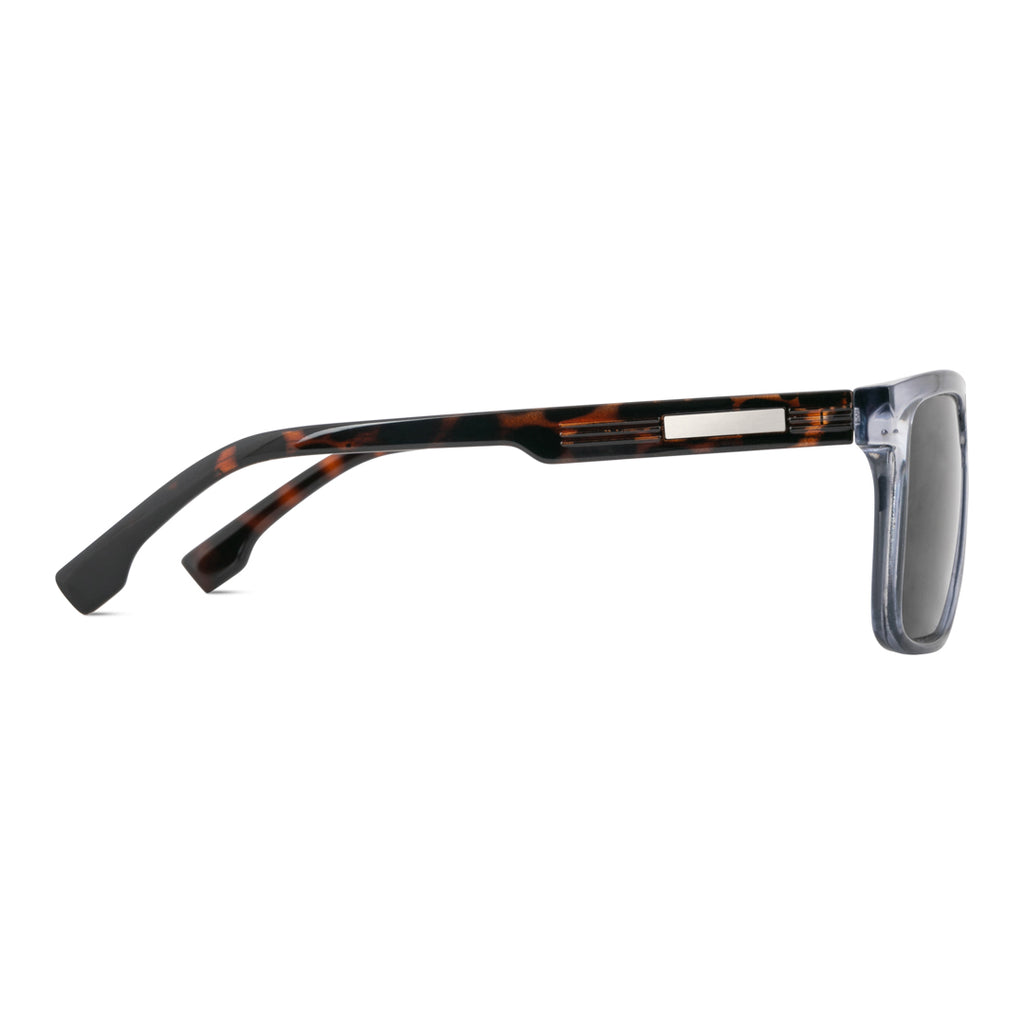 EyeInsist Legacy Square Grey Leopard - First Free Sunglass