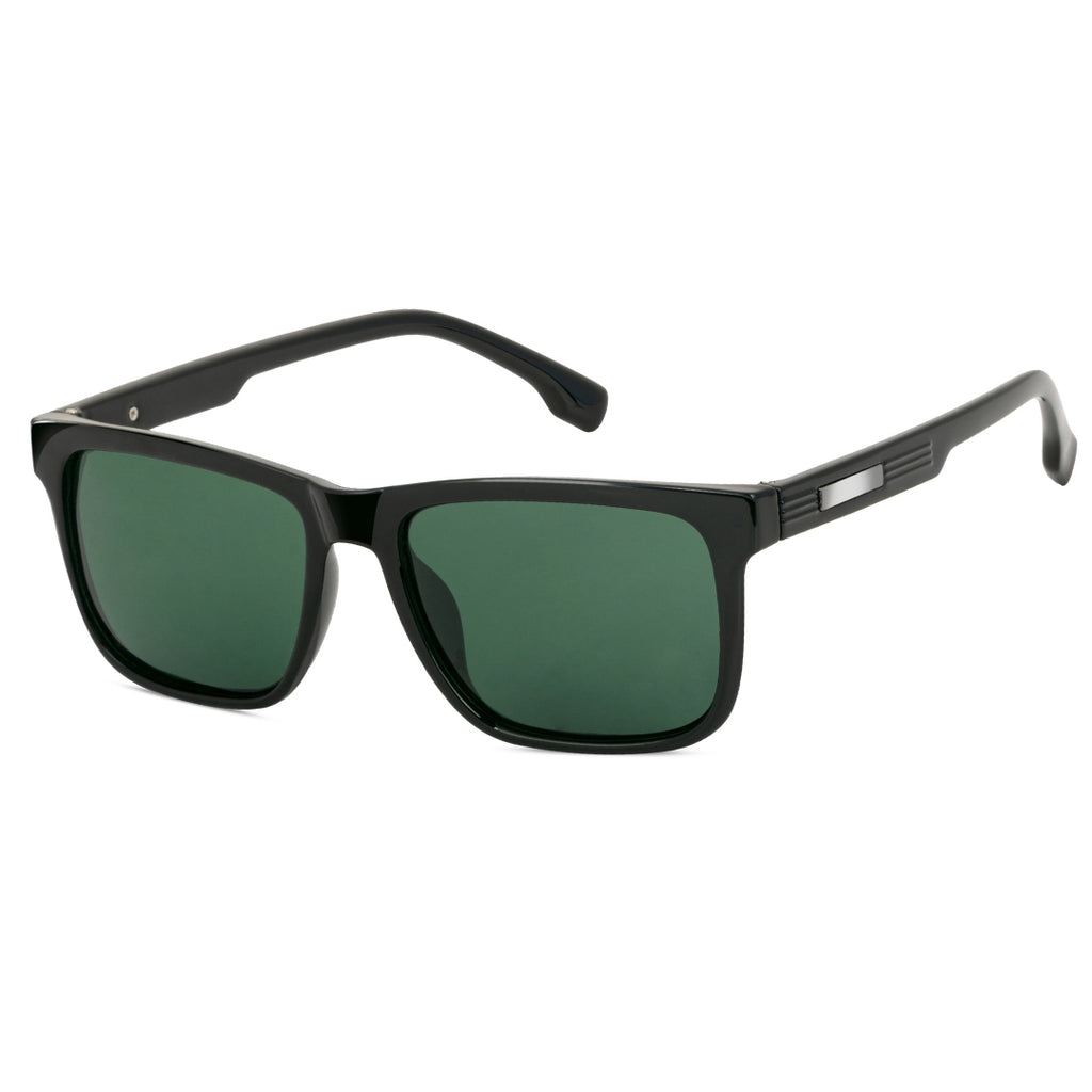 EyeInsist Legacy Square Shine Black - First Free Sunglass