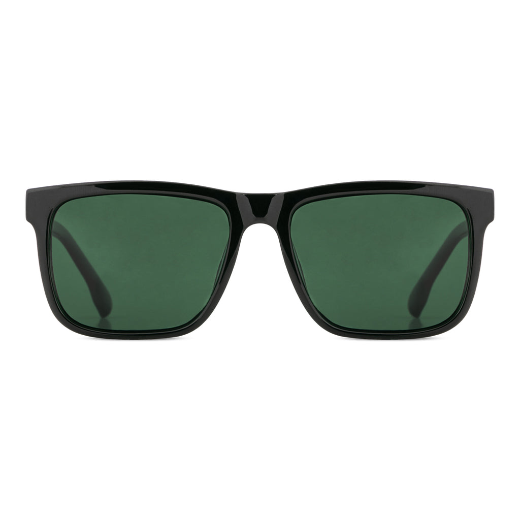 EyeInsist Legacy Square Shine Black - First Free Sunglass