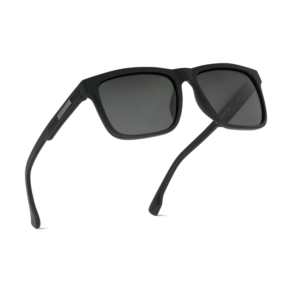 EyeInsist Legacy Square Velvet Black - First Free Sunglass