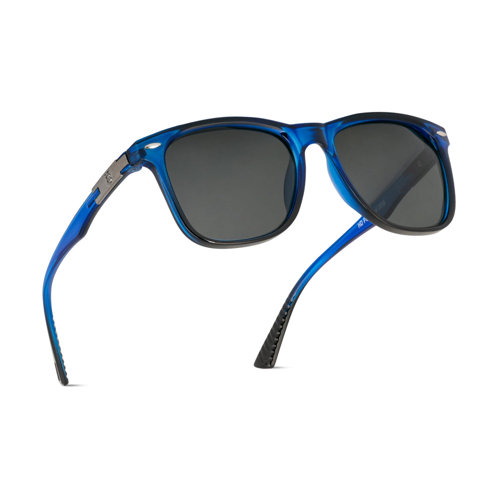 EyeInsist Neoway Polarized Wayfarer Blue Black Gradient