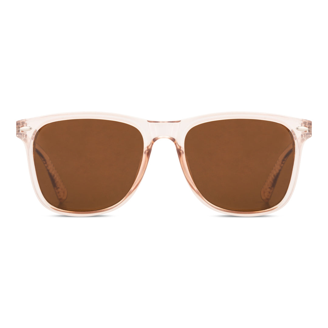 EyeInsist Neoway Polarized Wayfarer Light Brown