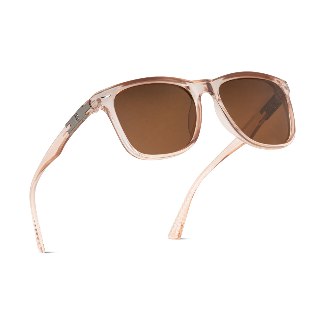 EyeInsist Neoway Polarized Wayfarer Light Brown