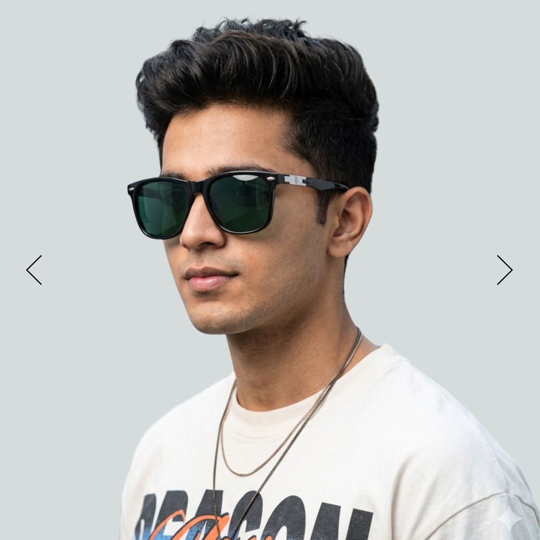 EyeInsist Neoway Polarized Wayfarer Shine Black