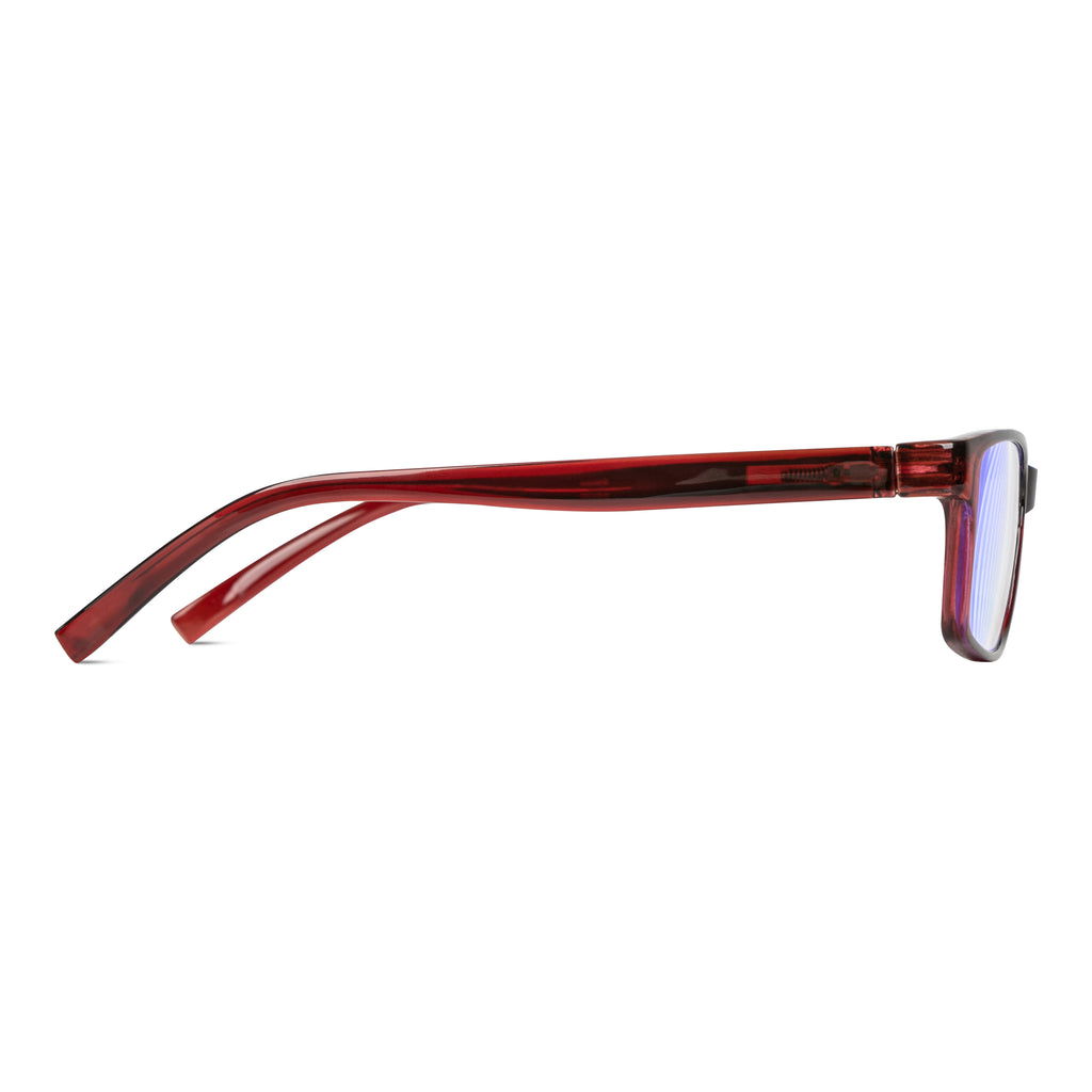 EyeInsist Serene Blue Light Filter Reading Glasses - Maroon