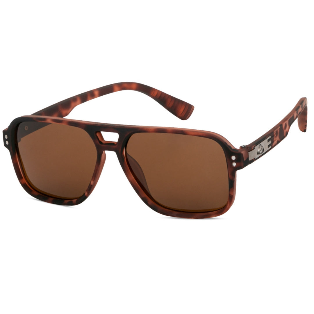 EyeInsist StreetPro Polarized Navigator Brown Leopard