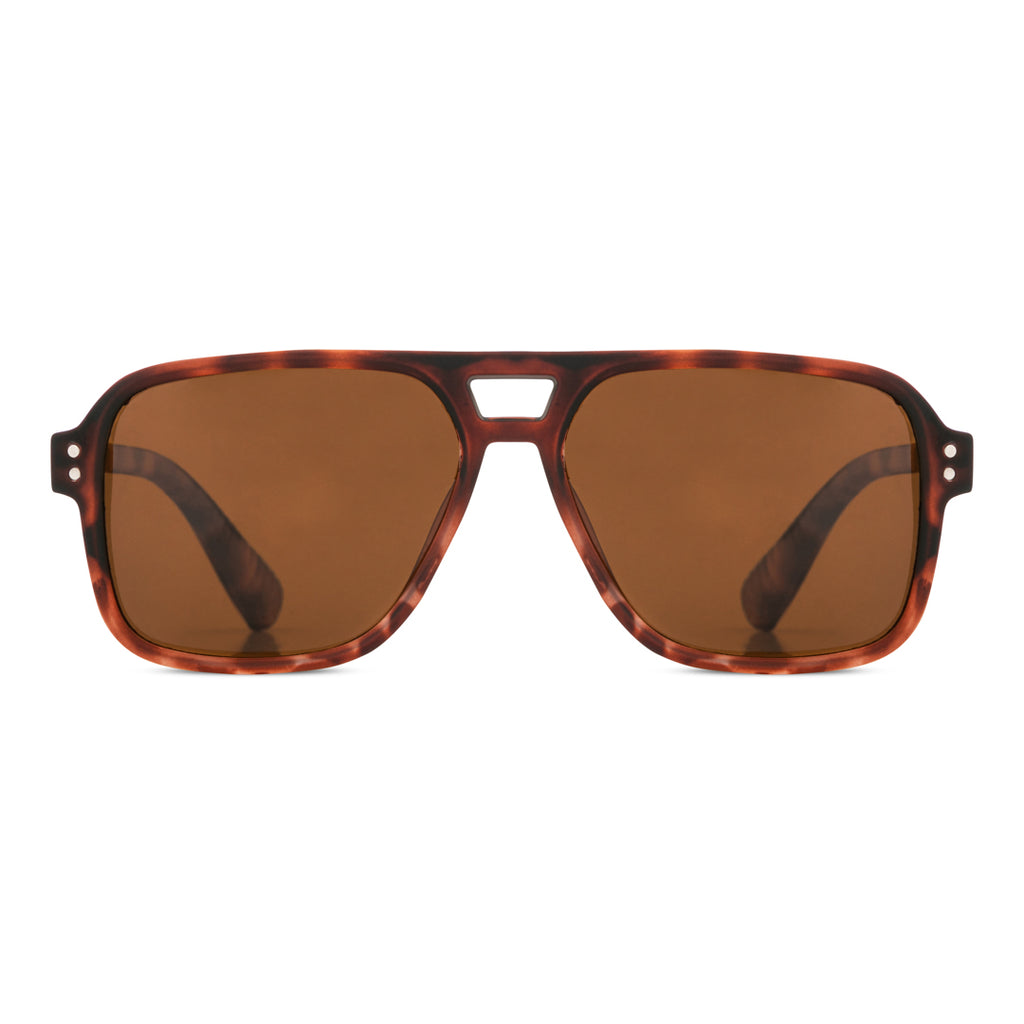 EyeInsist StreetPro Polarized Navigator Brown Leopard