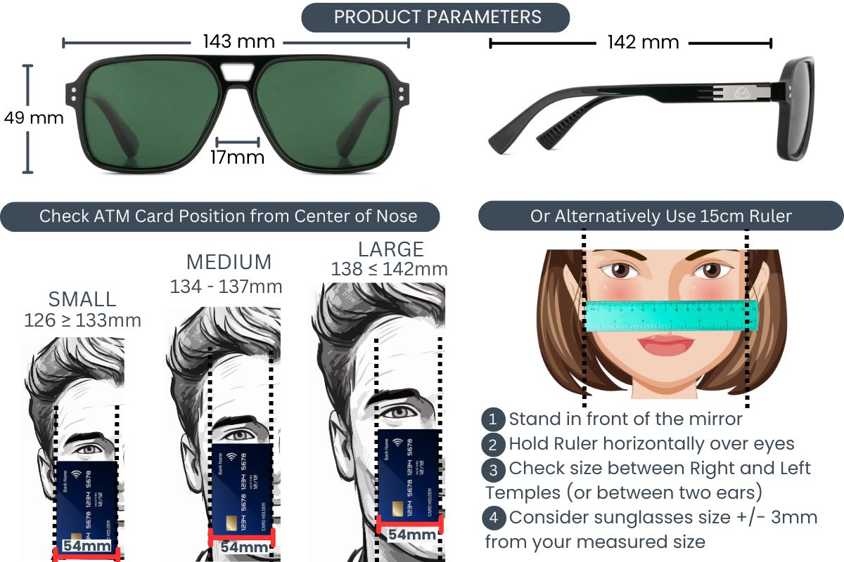 EyeInsist StreetPro Polarized Navigator Shine Black