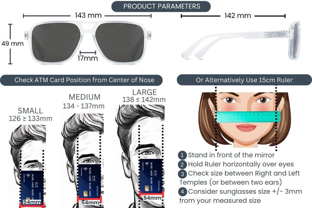 EyeInsist StreetPro Polarized Navigator Transparent